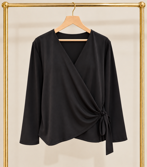 Blouse  cache-cœur Nina